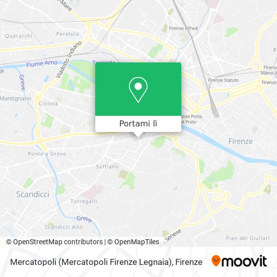 Mappa Mercatopoli (Mercatopoli Firenze Legnaia)