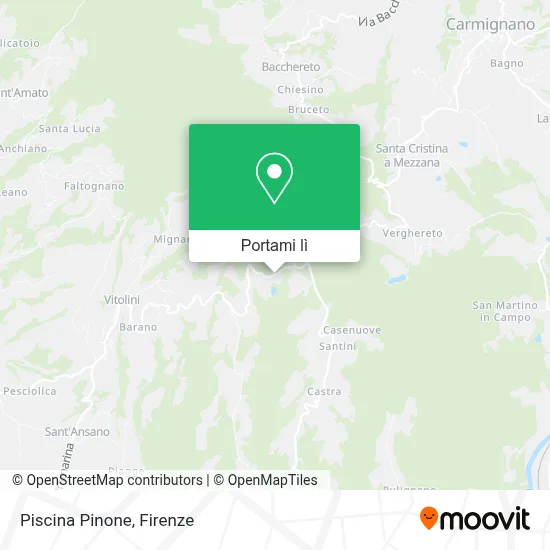 Mappa Piscina Pinone