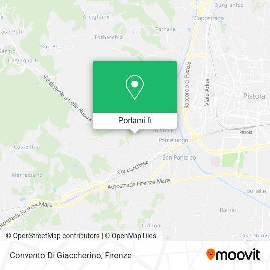 Mappa Convento Di Giaccherino