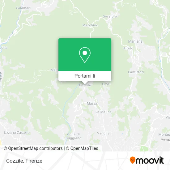 Mappa Cozzile