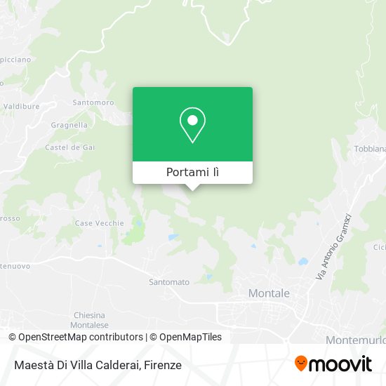 Mappa Maestà Di Villa Calderai