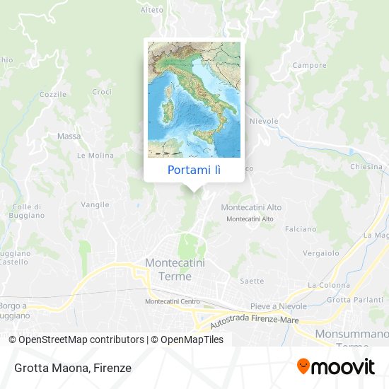 Mappa Grotta Maona