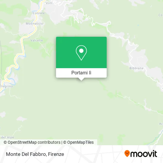 Mappa Monte Del Fabbro