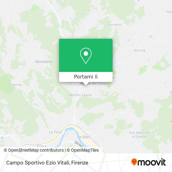 Mappa Campo Sportivo Ezio Vitali