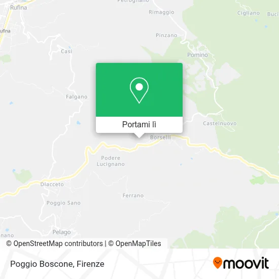Mappa Poggio Boscone