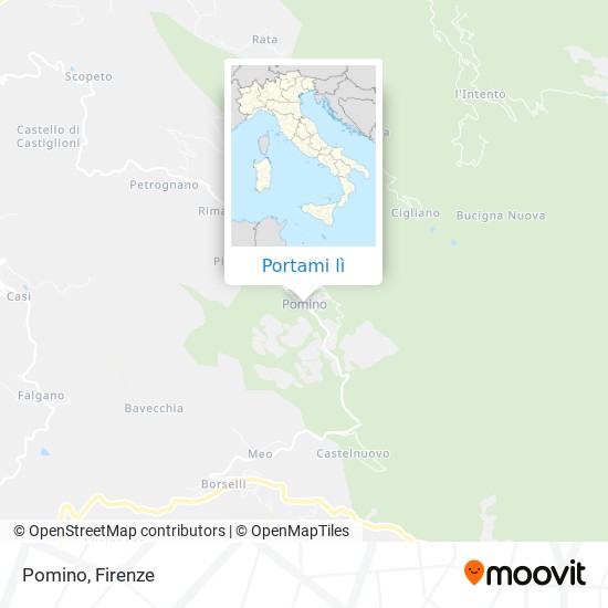 Mappa Pomino