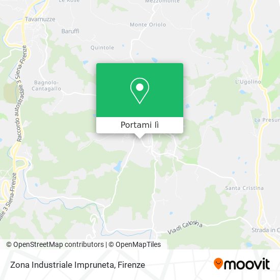 Mappa Zona Industriale Impruneta