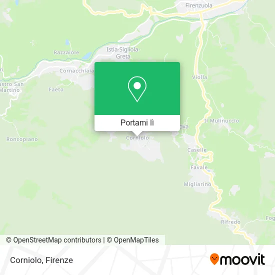 Mappa Corniolo