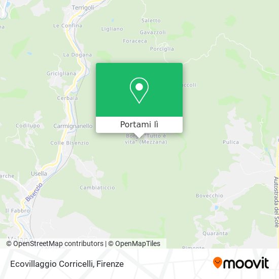 Mappa Ecovillaggio Corricelli