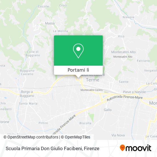 Mappa Scuola Primaria Don Giulio Facibeni