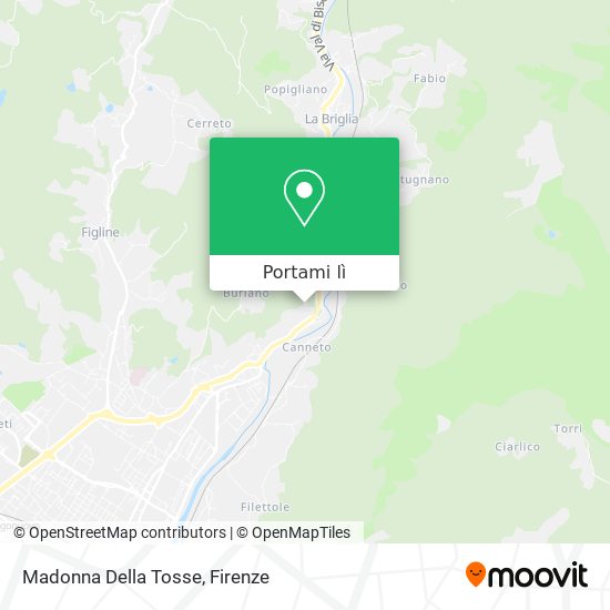 Mappa Madonna Della Tosse