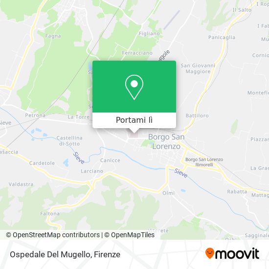 Mappa Ospedale Del Mugello