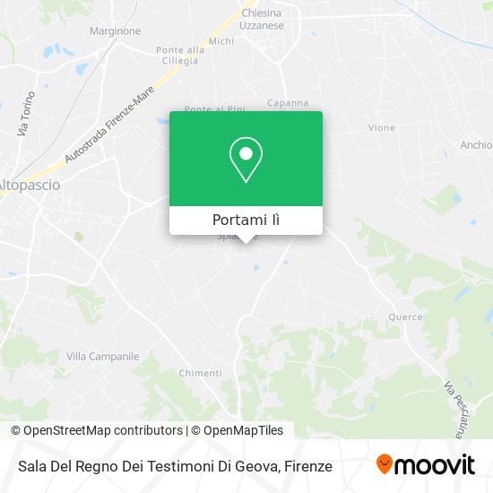 Mappa Sala Del Regno Dei Testimoni Di Geova