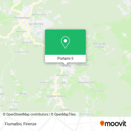 Mappa Fiumalbo