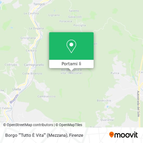 Mappa Borgo ""Tutto È Vita"" (Mezzana)