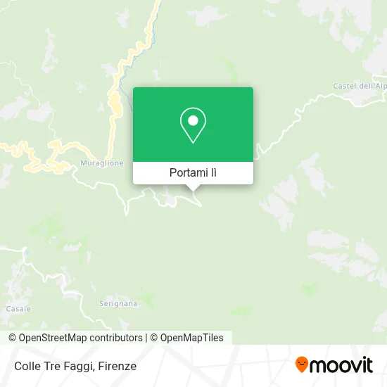 Mappa Colla Tre Faggi