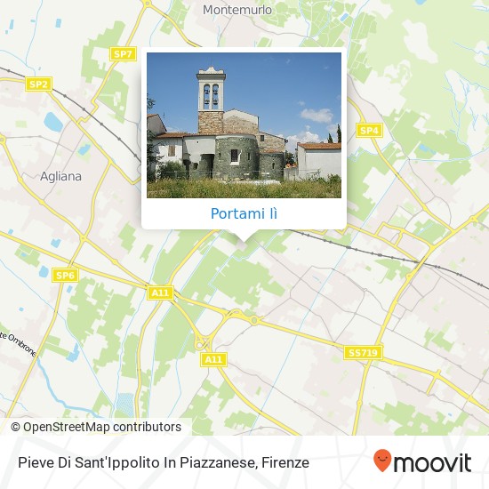 Mappa Pieve Di Sant'Ippolito In Piazzanese