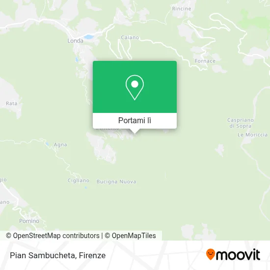 Mappa Pian Sambucheta