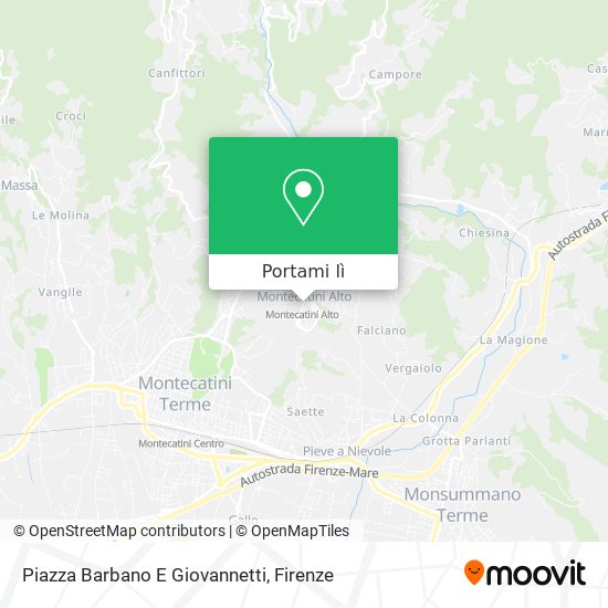 Mappa Piazza Barbano E Giovannetti