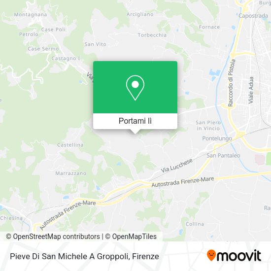 Mappa Pieve Di San Michele A Groppoli