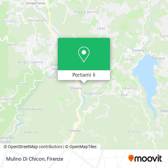 Mappa Mulino Di Chicon
