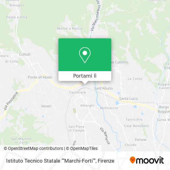 Mappa Istituto Tecnico Statale ""Marchi-Forti""