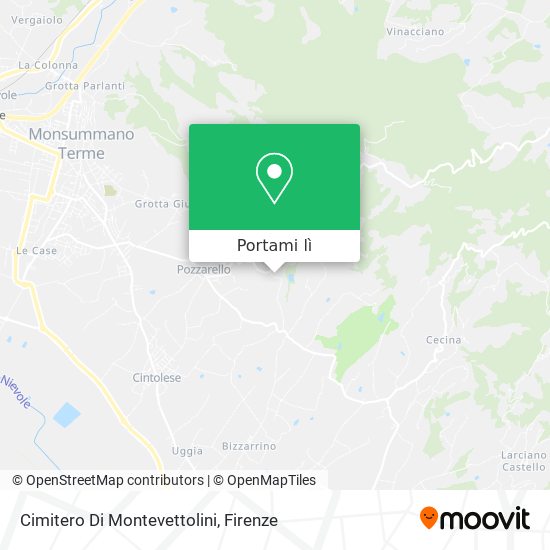 Mappa Cimitero Di Montevettolini