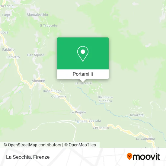 Mappa La Secchia