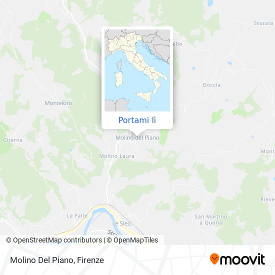 Mappa Molino Del Piano