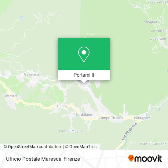 Mappa Ufficio Postale Maresca