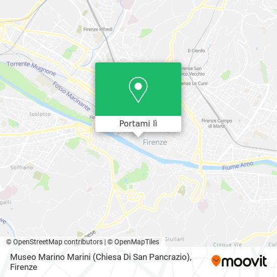 Mappa Museo Marino Marini (Chiesa Di San Pancrazio)