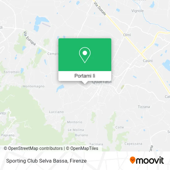 Mappa Sporting Club Selva Bassa