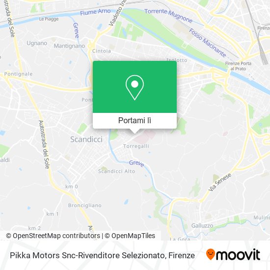 Mappa Pikka Motors Snc-Rivenditore Selezionato