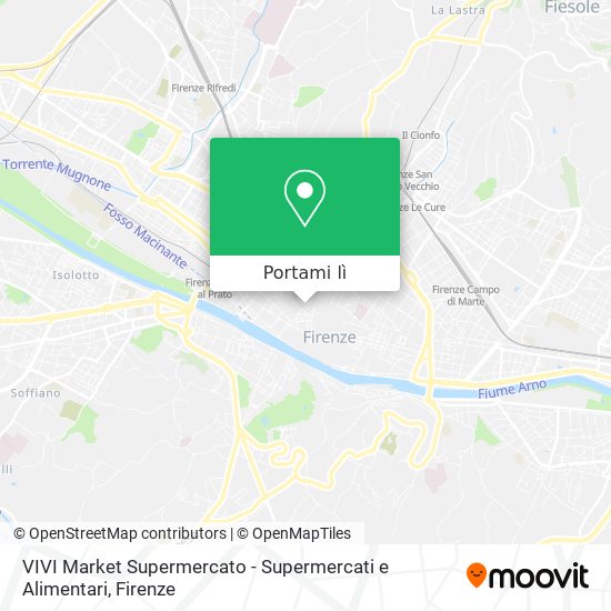 Mappa VIVI Market Supermercato - Supermercati e Alimentari