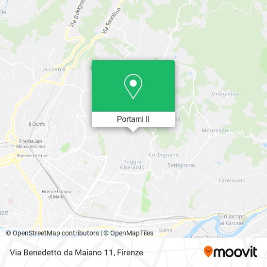 Mappa Via Benedetto da Maiano  11