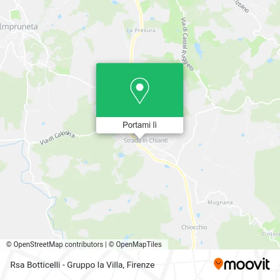 Mappa Rsa Botticelli - Gruppo la Villa