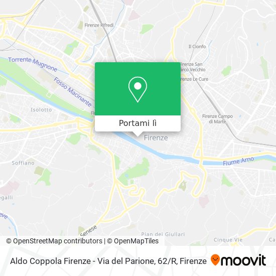 Mappa Aldo Coppola Firenze - Via del Parione, 62 / R
