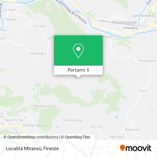 Mappa Località Miransù