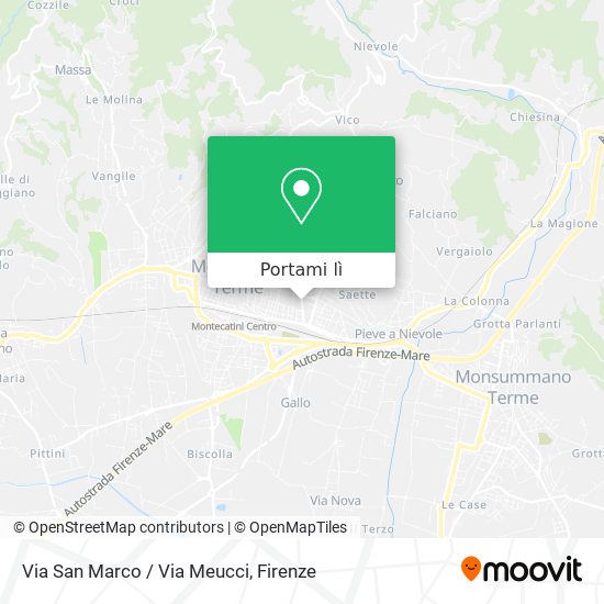Mappa Via San Marco / Via Meucci