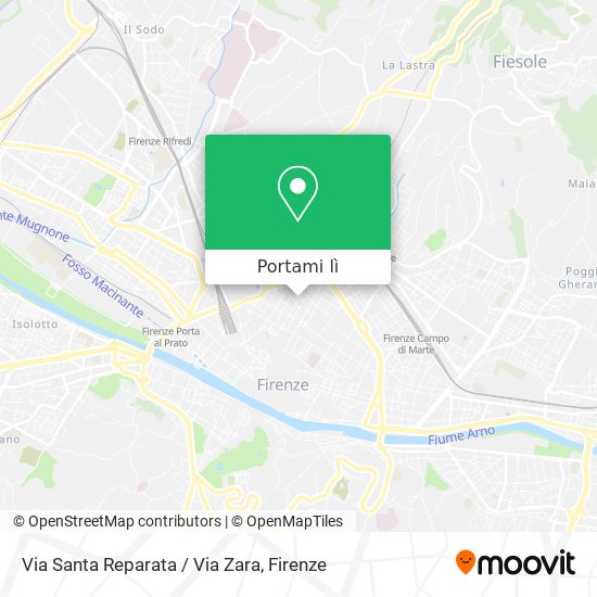 Mappa Via Santa Reparata / Via Zara