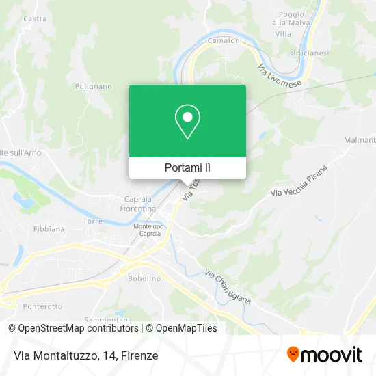 Mappa Via Montaltuzzo, 14