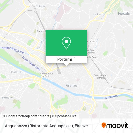 Mappa Acquapazza (Ristorante Acquapazza)