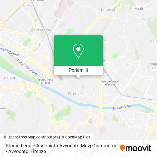 Mappa Studio Legale Associato Avvocato Muzj Giammarco - Avvocato