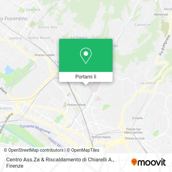 Mappa Centro Ass.Za & Riscaldamento di Chiarelli A.