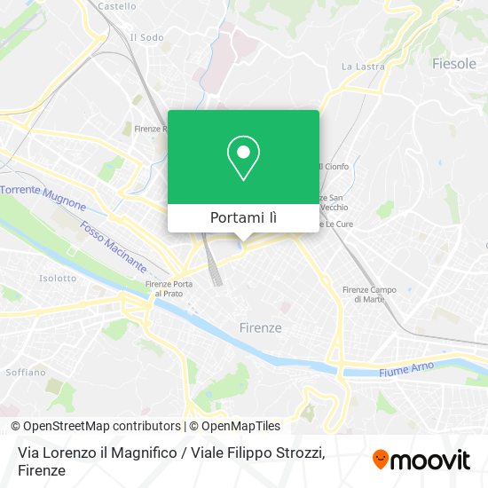 Mappa Via Lorenzo il Magnifico / Viale Filippo Strozzi