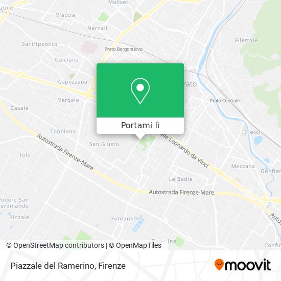 Mappa Piazzale del Ramerino