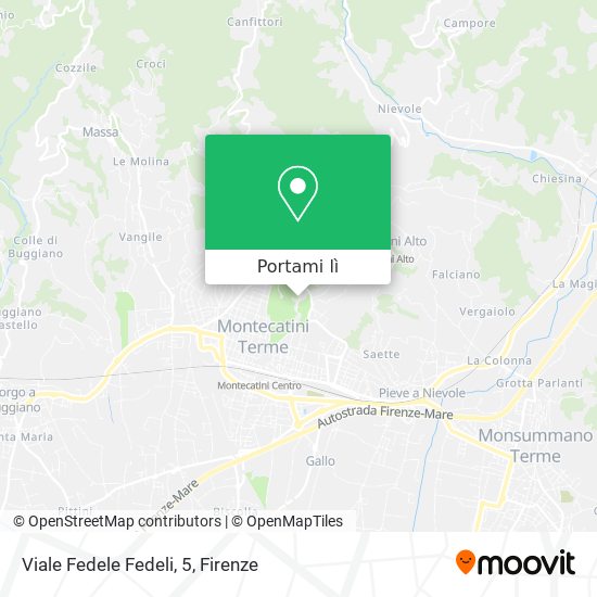 Mappa Viale Fedele Fedeli, 5