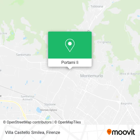 Mappa Villa Castello Smilea