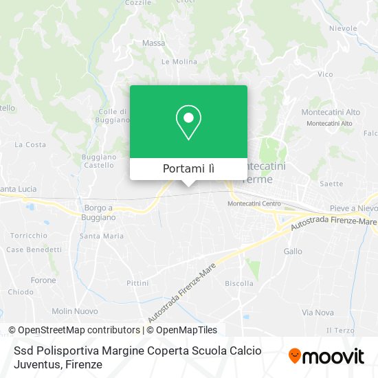 Mappa Ssd Polisportiva Margine Coperta Scuola Calcio Juventus
