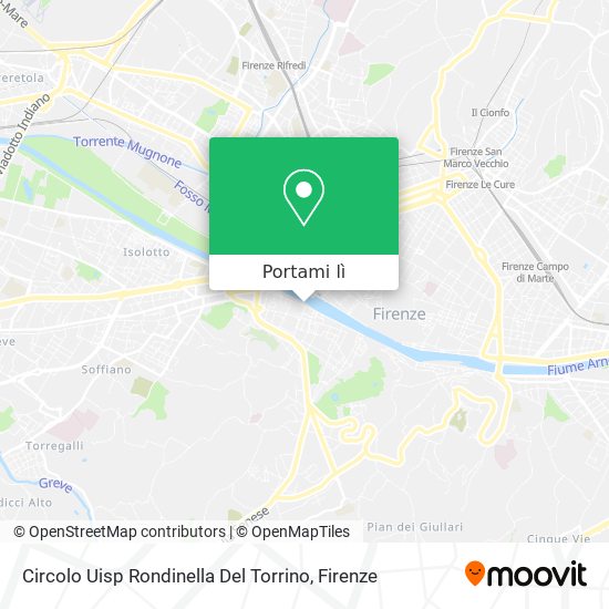Mappa Circolo Uisp Rondinella Del Torrino